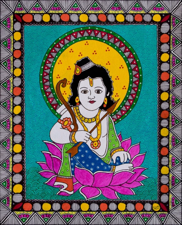 Bal Rama on the Lotus Throne